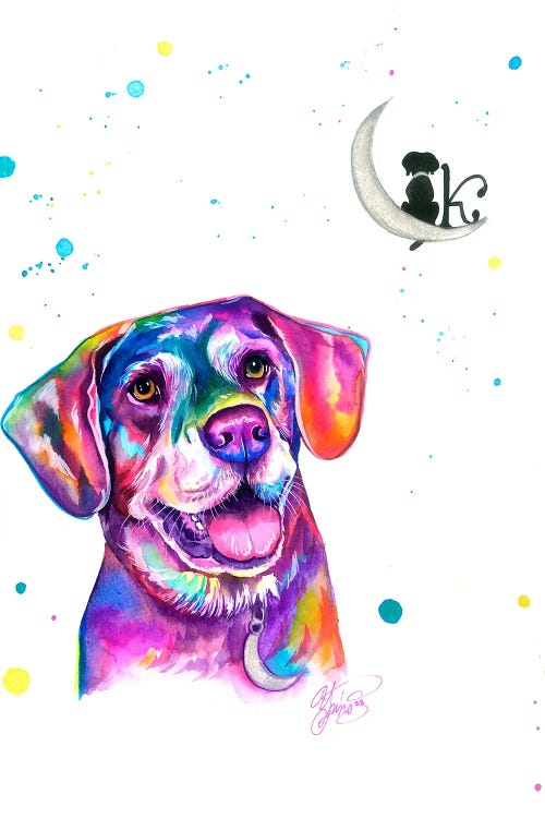 Luna by Yubis Guzman wall art