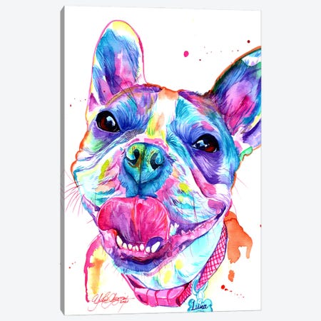 French Bulldog Canvas Print #YGM46} by Yubis Guzman Canvas Print