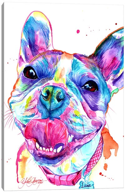 French Bulldog Canvas Art Print - Yubis Guzman