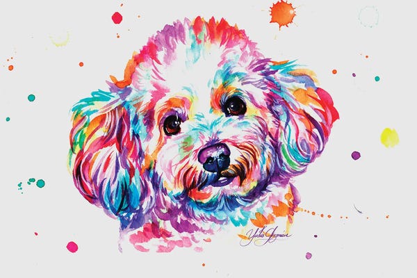 Poodles: Love Poodle by Yubis Guzman