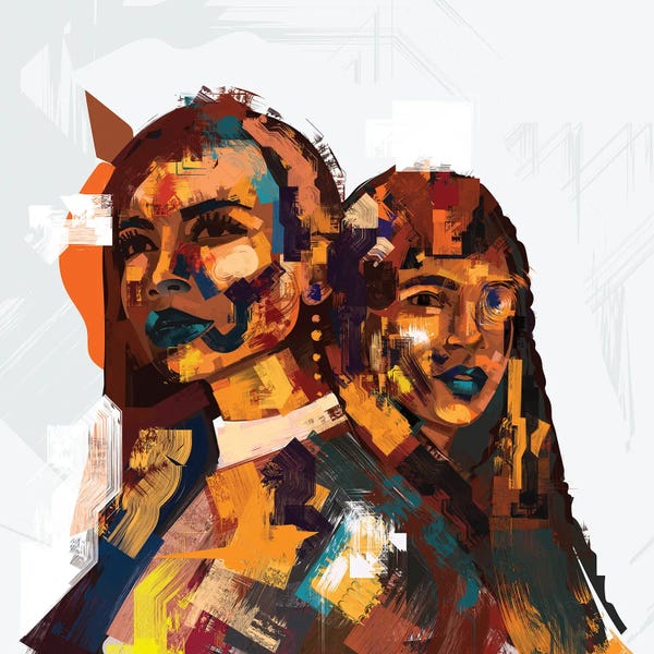 African Culture: Sisters by Yeabtsega Getachew