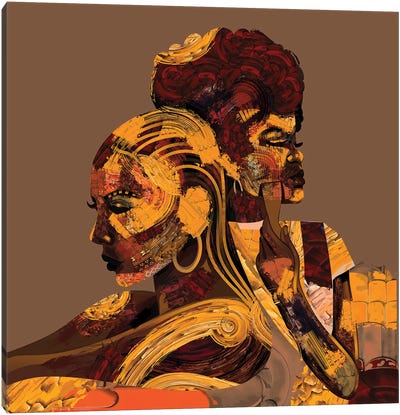 Mystery Canvas Art Print - African Heritage Art