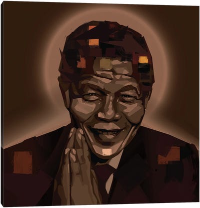 Nelson Mandela Canvas Art Print - Yeabtsega Getachew