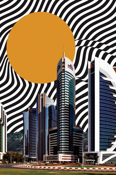 City Sunrises & Sunsets: Space Waves by Yegor Zhuldybin