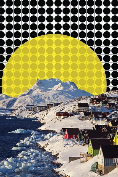 Sunny Greenland by Yegor Zhuldybin acrylic art print