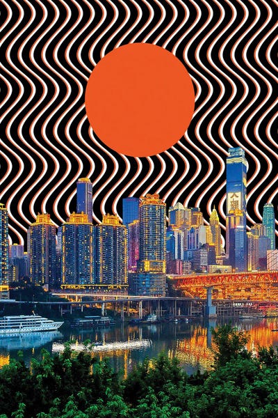 Traveling On The Waves by Yegor Zhuldybin art print