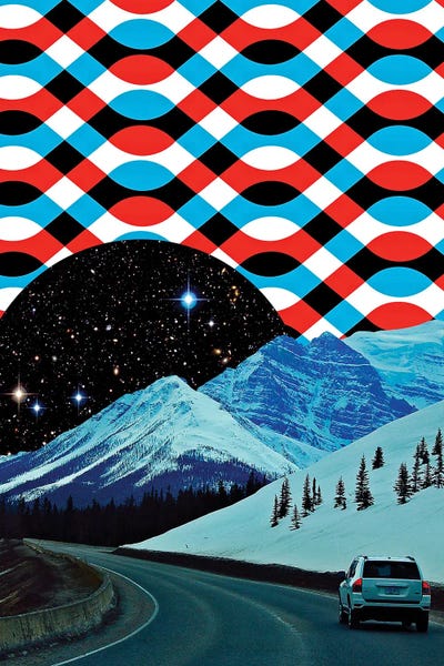 Snowy Mountains: Trippy Trip by Yegor Zhuldybin