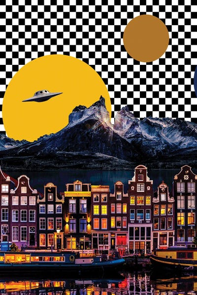 UFO by Yegor Zhuldybin framed wall art