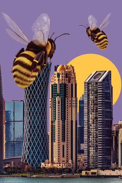 Yegor Zhuldybin: Bee Threat by Yegor Zhuldybin