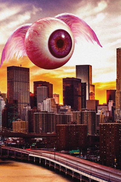 City Beholder by Yegor Zhuldybin art print
