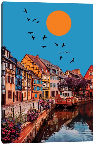 Europe Canvas Art Print - City Sunrise & Sunset Art