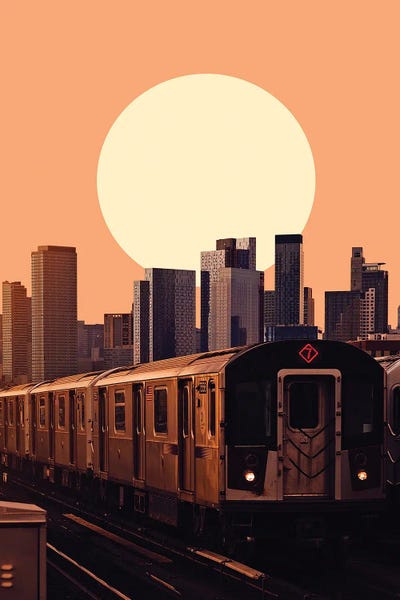 Last Train Home by Yegor Zhuldybin art print