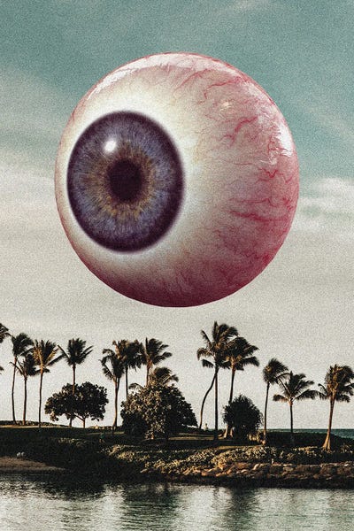 All-Seeing Eye by Yegor Zhuldybin art print