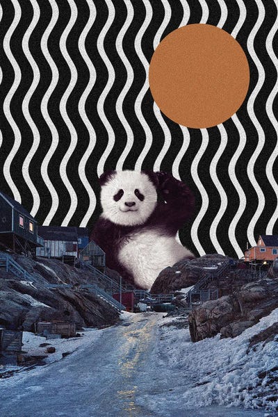 Panda Rest by Yegor Zhuldybin art print