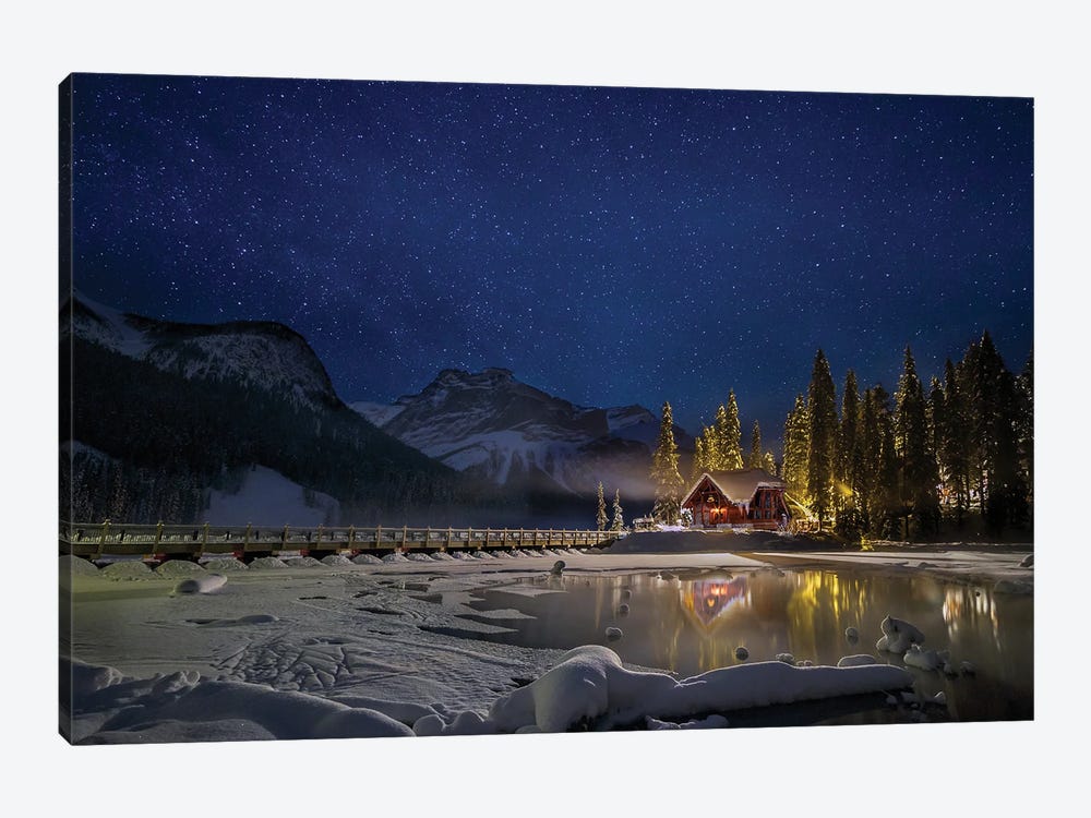 A Starry Fairytale Land by Yi Jiang 1-piece Canvas Print