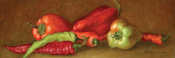Yulia Krasnov: Peppers by Yulia Krasnov