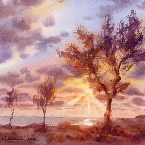 Yulia Krasnov: On The Road From The Beach by Yulia Krasnov