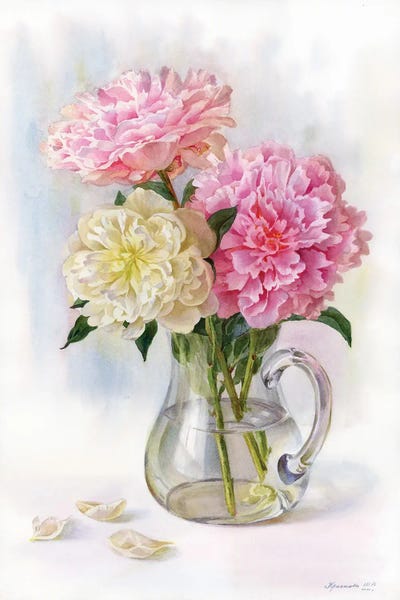 Peonies: Peonies by Yulia Krasnov