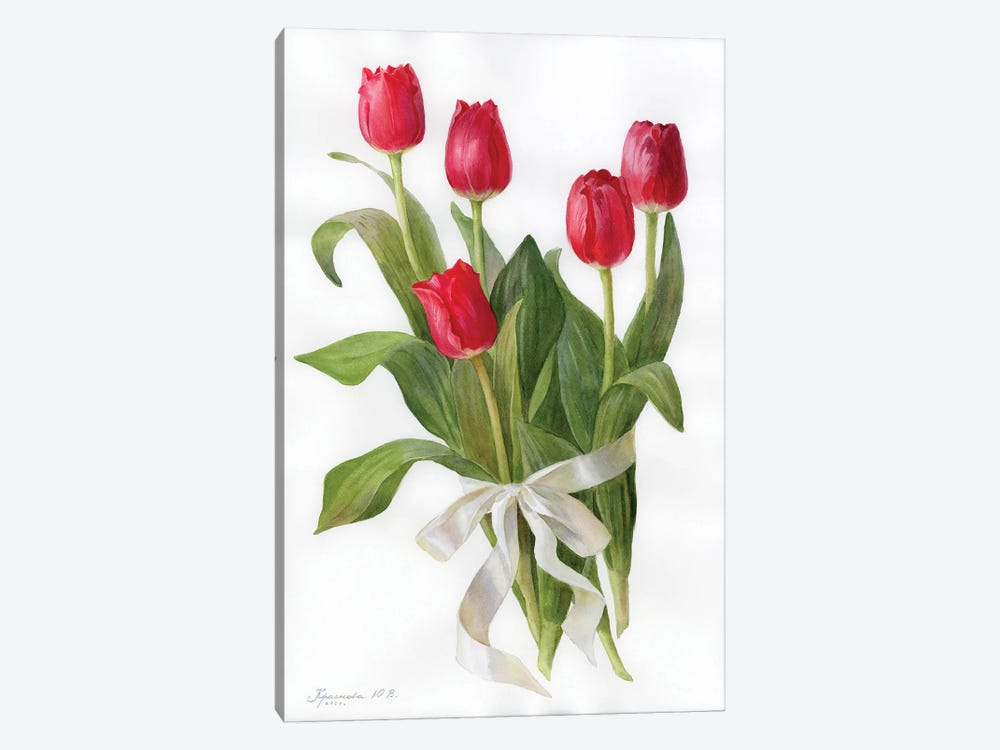 Soaring Tulips by Yulia Krasnov 1-piece Canvas Print