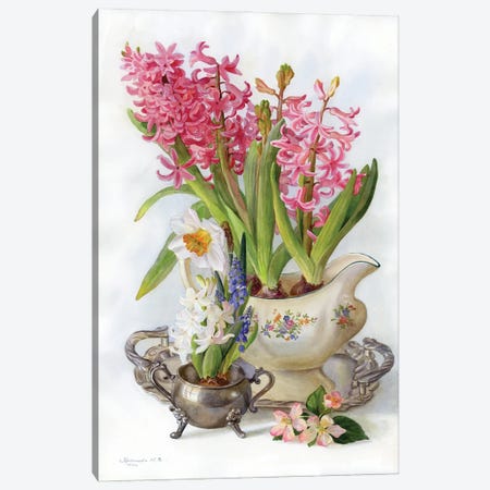 Spring Flowers Canvas Print #YKV39} by Yulia Krasnov Canvas Wall Art