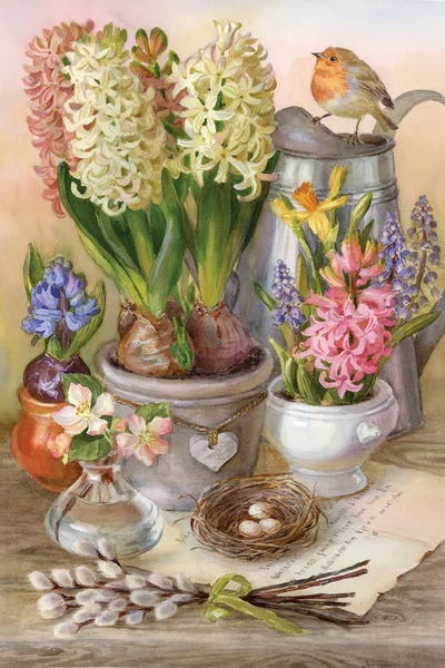 Intricate Watercolors: Spring Song by Yulia Krasnov