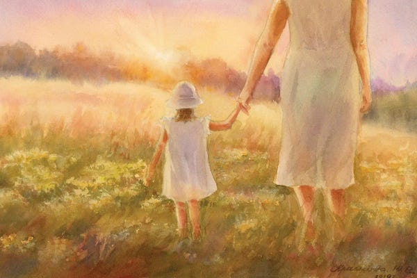 Yulia Krasnov: Summer In The Village by Yulia Krasnov