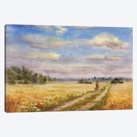 Wheat Fields Canvas Print #YKV49} by Yulia Krasnov Art Print