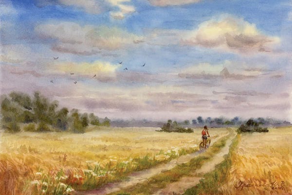 Yulia Krasnov: Wheat Fields by Yulia Krasnov