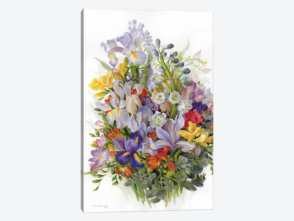 Bouquet Artist's Dream by Yulia Krasnov 1-piece Canvas Art Print