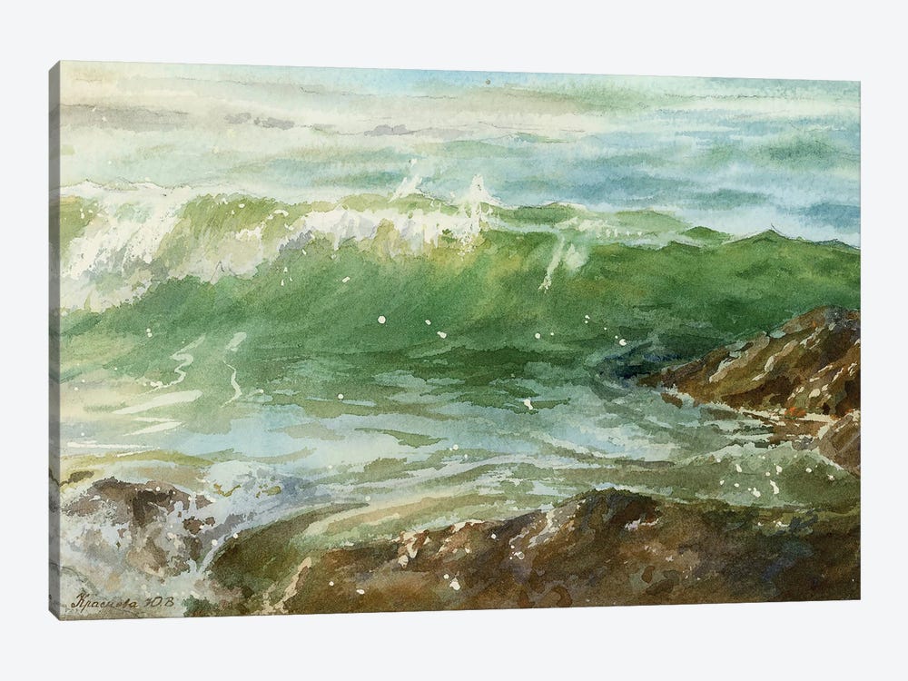 Seashore by Yulia Krasnov 1-piece Canvas Art Print