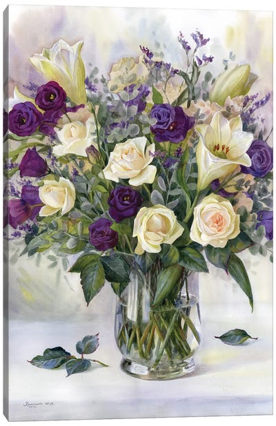 Big Bouquet Canvas Art Print - Yulia Krasnov