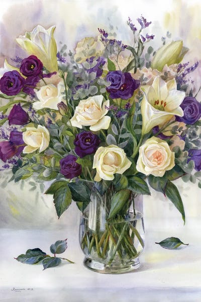 Fine Art Print: Big Bouquet by Yulia Krasnov