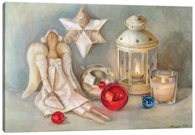 For Christmas Canvas Art Print - Yulia Krasnov