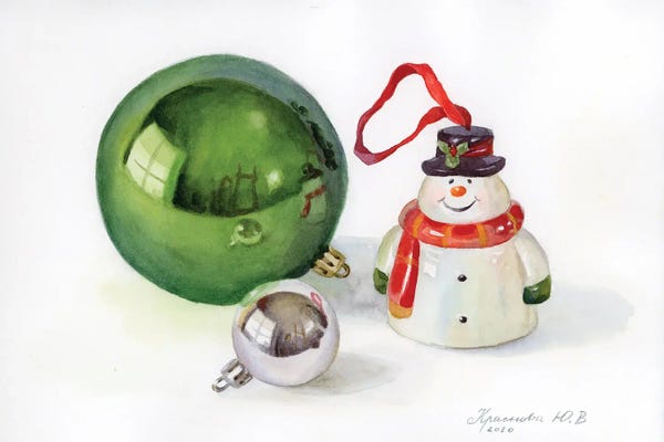 Yulia Krasnov: New Year's Toys by Yulia Krasnov