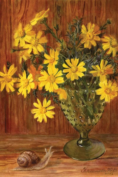 Snails: Curious Snail by Yulia Krasnov