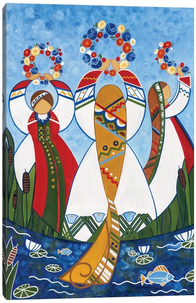 Ivan Kupala Canvas Art Print - Global Folk