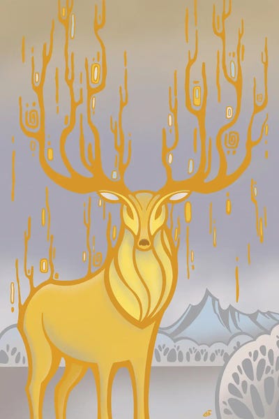 Yulia Belasla: Red Deer by Yulia Belasla