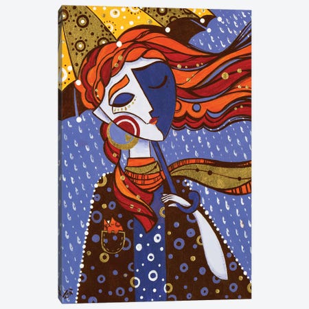 Sunny Rain Canvas Print #YLB16} by Yulia Belasla Canvas Wall Art