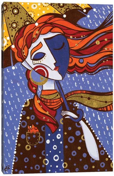Sunny Rain Canvas Art Print - Yulia Belasla