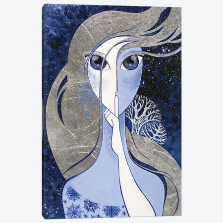 Silent Song Of Winter Canvas Print #YLB18} by Yulia Belasla Art Print
