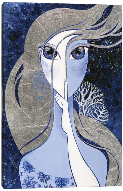 Silent Song Of Winter Canvas Art Print - Yulia Belasla