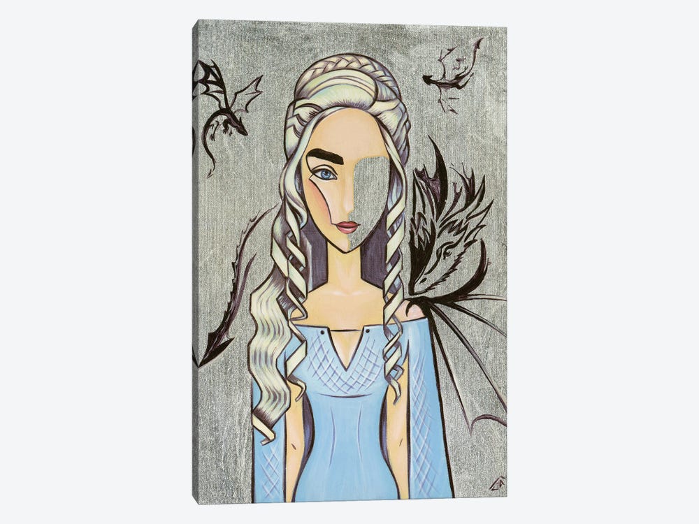 Daenerys Targaryen by Yulia Belasla 1-piece Canvas Art