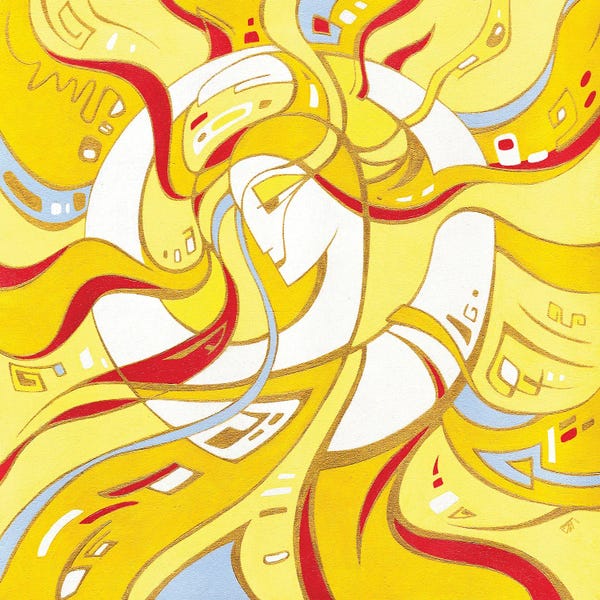 All Things Klimt: Awakening Of A New Planet by Yulia Belasla