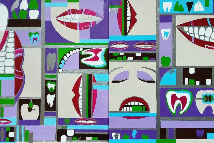 In The Dentist's Office by Yulia Belasla wall art