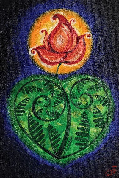 Yulia Belasla: The Fern Flower by Yulia Belasla