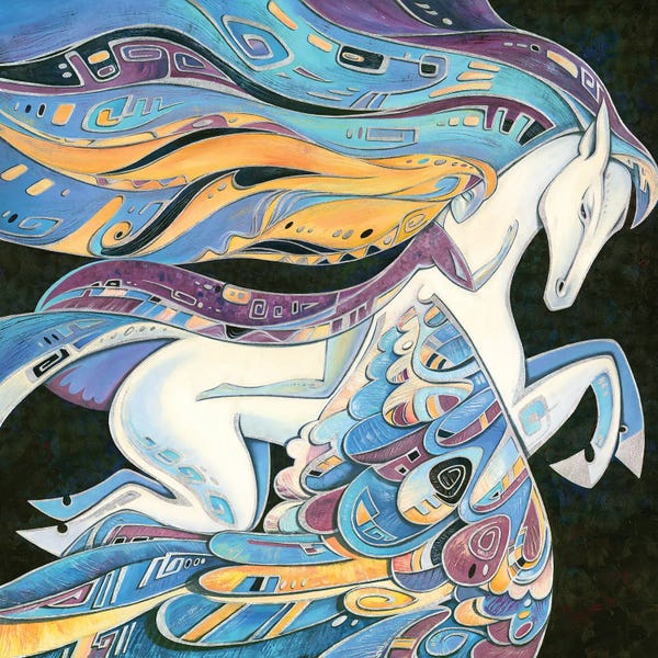 Yulia Belasla: Flight With The Pegasus by Yulia Belasla
