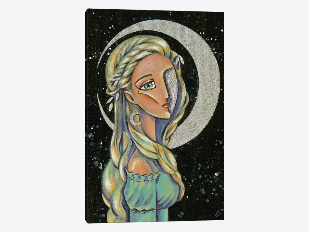 Princess Of The Moon by Yulia Belasla 1-piece Canvas Print