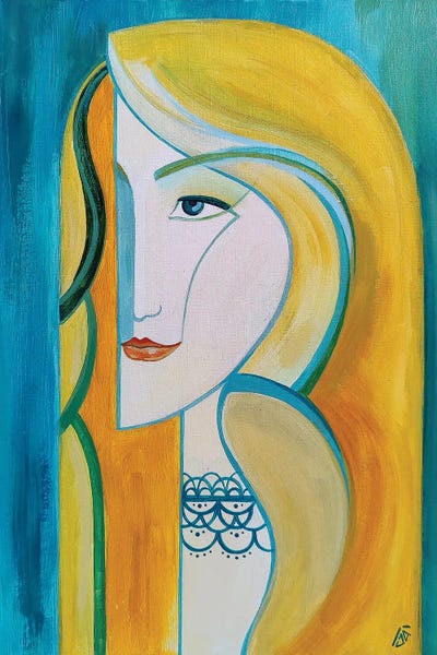 Blonde by Yulia Belasla canvas print