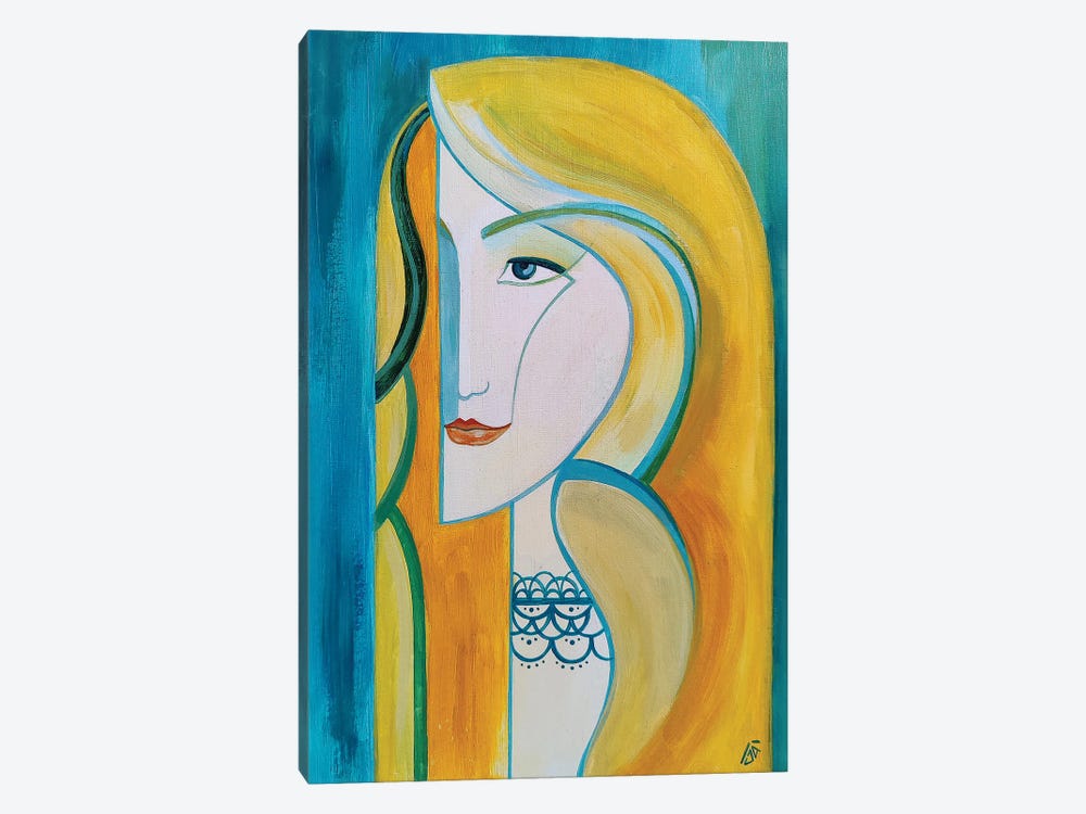 Blonde by Yulia Belasla 1-piece Canvas Art Print