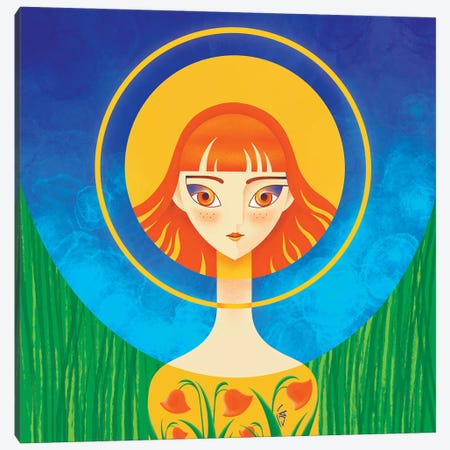 Spring Sunshine - Digital Art Canvas Print #YLB43} by Yulia Belasla Canvas Artwork